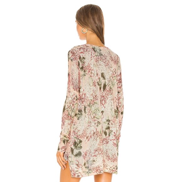 Show Me Your Mumu Bonfire Sweater In Hydrangea Blooms Sz L - Picture 4 of 13